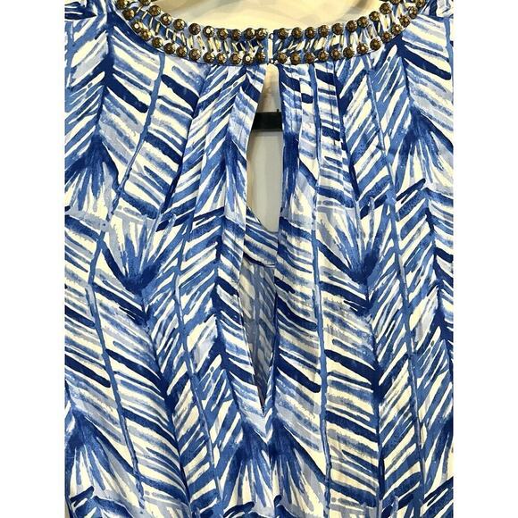 Lilly Pulitzer Colby Romper Lapis Blue Costa Verde XXS Summer Beach Coastal - Picture 10 of 13